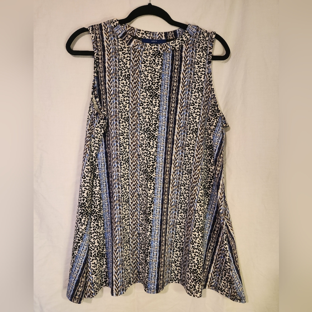 Apt 9 Lepard design tank top Size Large